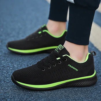 

LSYSAG Sneakers Men Casual Shoes Men Trainers Lace Up Breathable Walking Shoes Lightweight Tenis Masculino Male Jogging Shoes