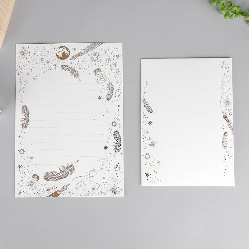  10pcs/set High-grade Gilding Paper Envelopes For Invitations Wedding Stationery Letter Set Writing  - 33038897312