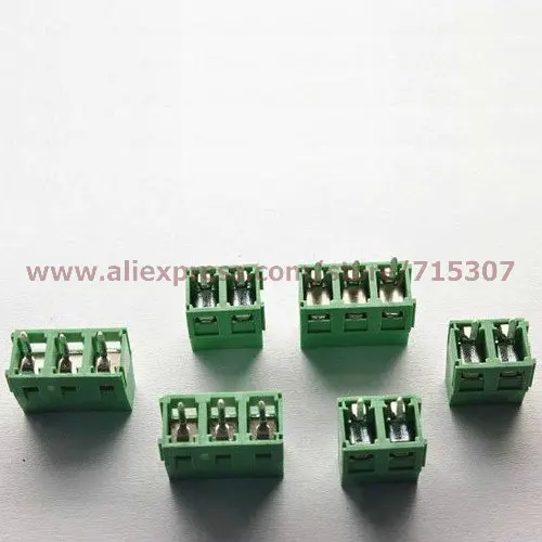 PHISCALE-PCB 터미널 블록 15pcs, 5.08mm 6 핀 300V 10A