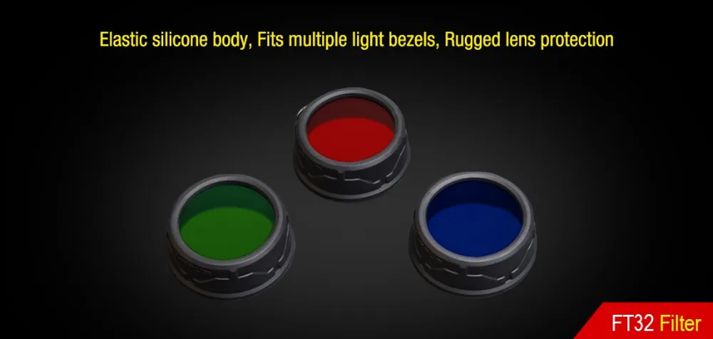 

KLARUS FT32 Filter compatible with 63.6mm bezel compatible Red Filter Green Filter Blue Filter