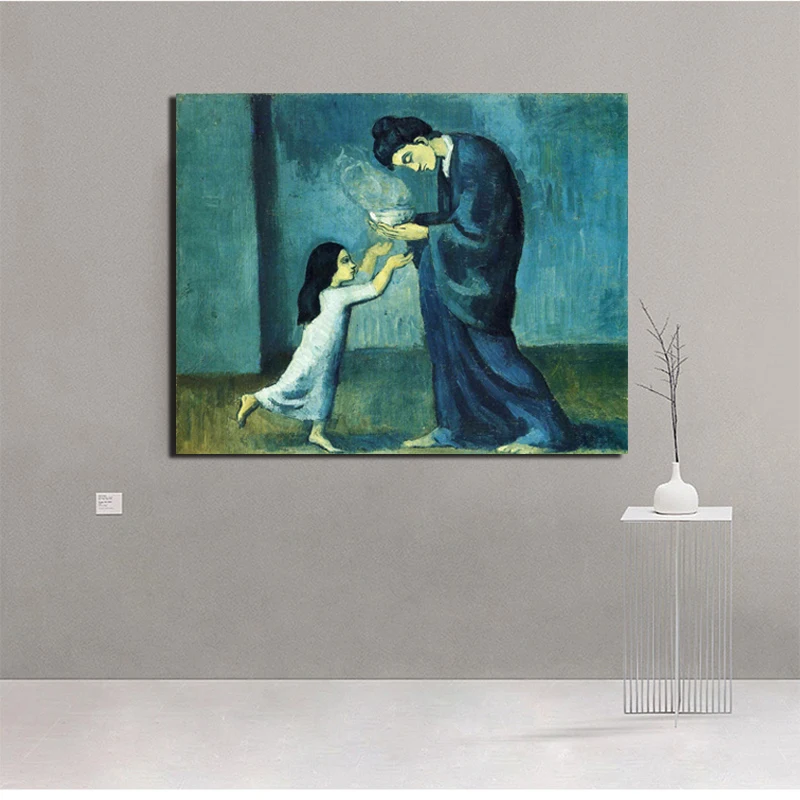 

Pablo Picasso Blue Period Paintings Canvas Painting Prints Living Room Home Decoration Artwork Modern Wall Art Painting Posters