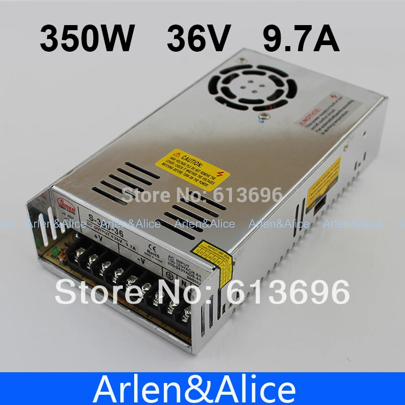 

350W 36V 9.7A Single Output Switching power supply for LED Strip light AC to DC
