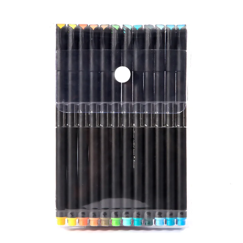 36 цветов, 0,4 мм, волоконный маркер, ручка для карандашей на акварельной основе, эскиз, рисунок, художественный фетровый наконечник, тонкая ручка с крючками, тонкий точечный лайнер