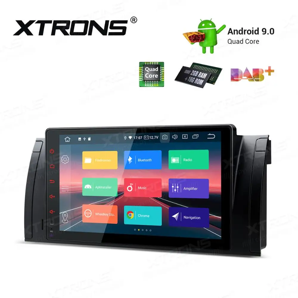 Cheap 9" Android 9.0 Pie OS Car Multimedia GPS Radio for BMW X5 E53 1999-2006 & E39 M5 1999-2003 & E39 1995-2003 & E38 1994-2001 3