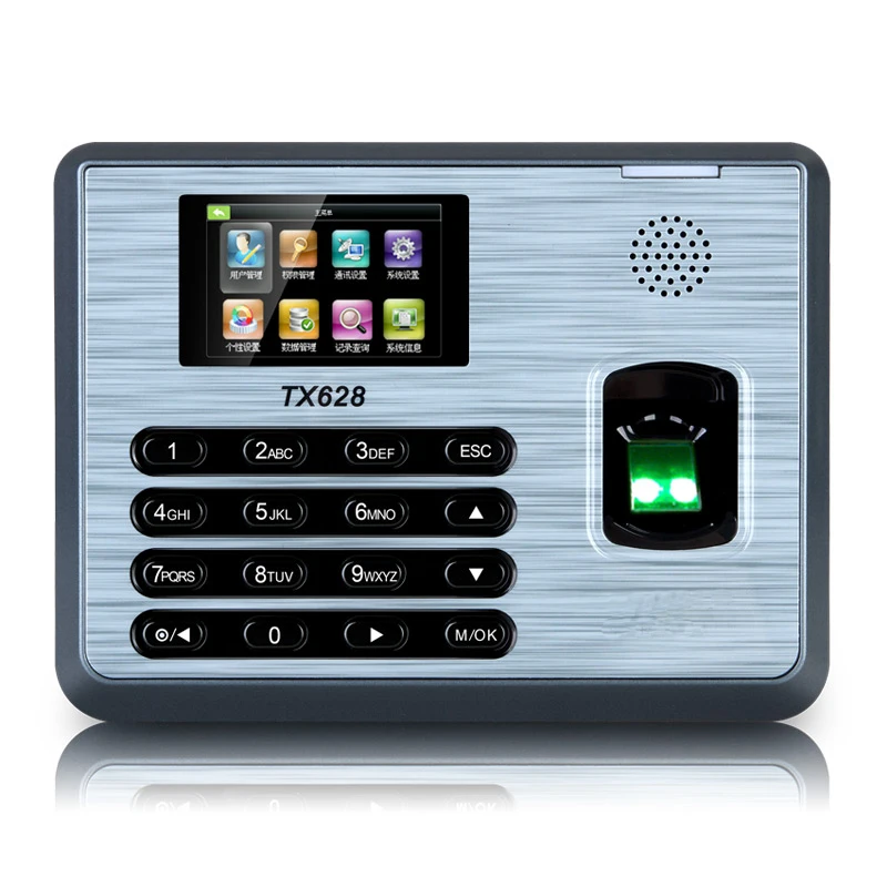 ZK TX628 Fingeprint посещаемость времени с 125 кГц RFID EM кард-ридер TCP/IP отпечатков пальцев