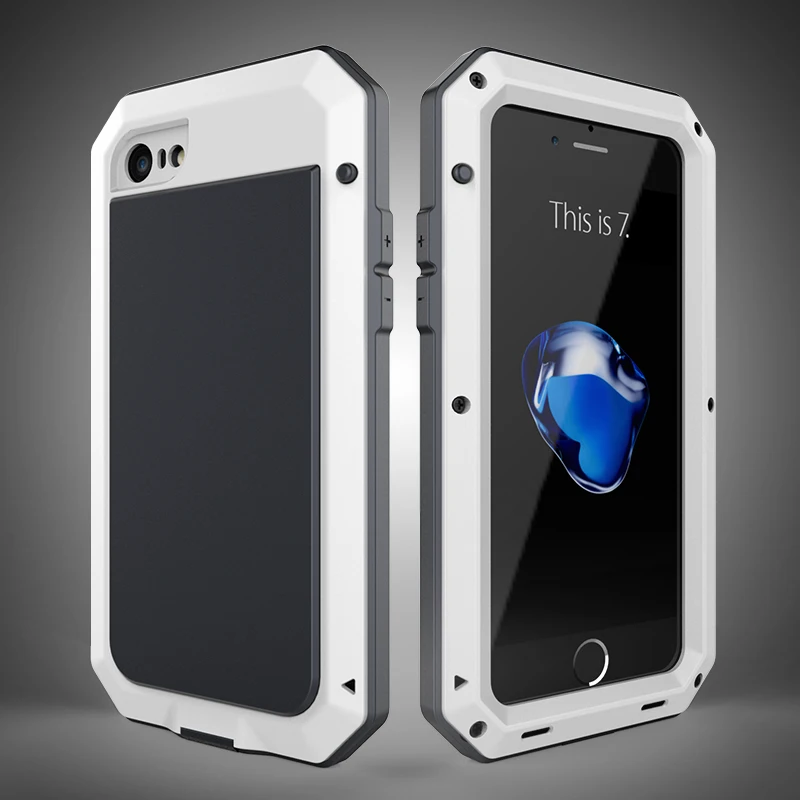 Heavy Duty Protection Armor Metal Aluminum for iPhone
