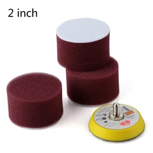 16 шт./компл. " губка плоская полировка на резиновом шнуре для чистки украшений мягкая щетка набор инструментов для воздушного шлифовального автомобиля полировщик Thread-M6X1 автостайлинг Детализация