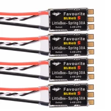 4 шт. FVT LittleBee 30A-S 30A-S ESC BLHeli_S OPTO 2-6S поддерживает Мультикоптер Mulitshot OneShot125 Oneshot42