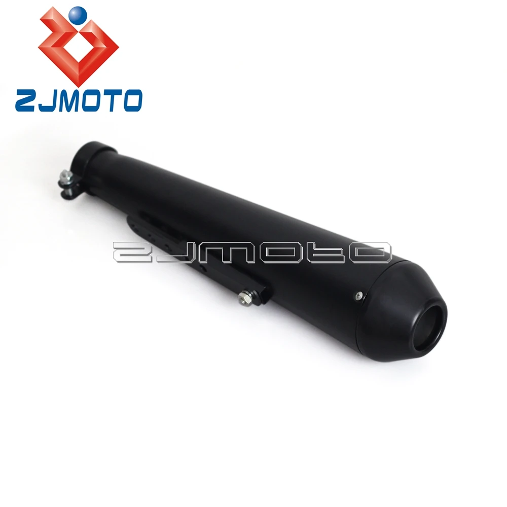Universal Black Cone Mufflers Silencer Reverse Cone Exhaust Pipe