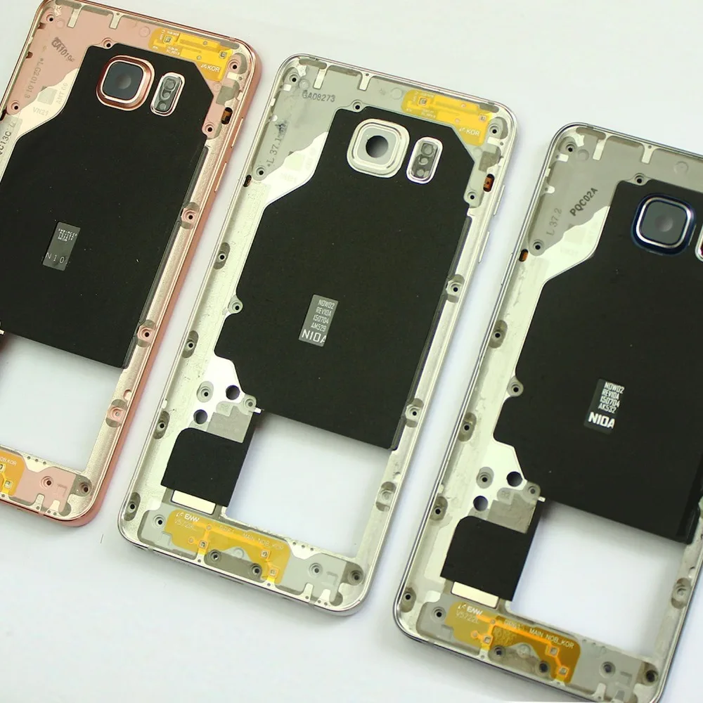 

BiNYEAE Original Middle Frame Bezel Chassis Housing+Camera Lens For Samsung Galaxy Note 5 N920F N920A N920G N920T N920C N920I