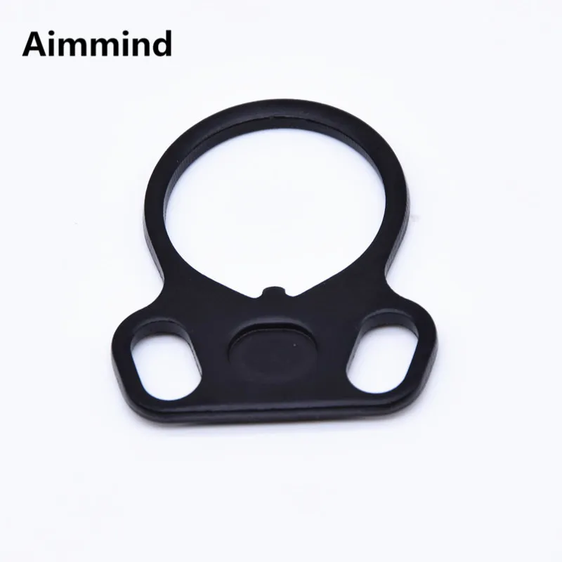 

AR15 Dual loop Sling mount Adapter End Plate Right/Left Handed Mount for Ar 15 Stock Buffer Tube Sling Swivel