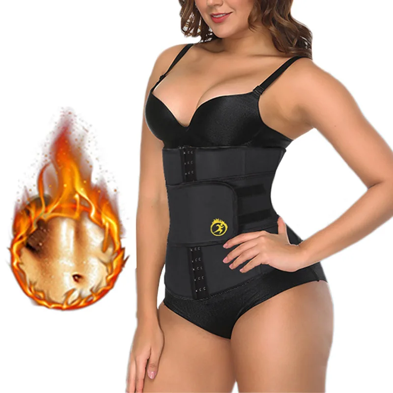 

NINGMI Waist Trainer Women Slim Waist Belt Tummy Body Shaper Corset Slimming Underwear Hot Neoprene Weight Loss Shapewear Strap