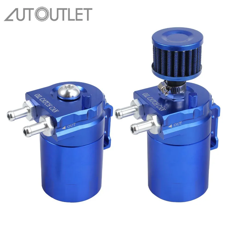 AUTOUTLET 300 мл алюминиевый сплав для гонок масляный бак с фильтром топливный круглая