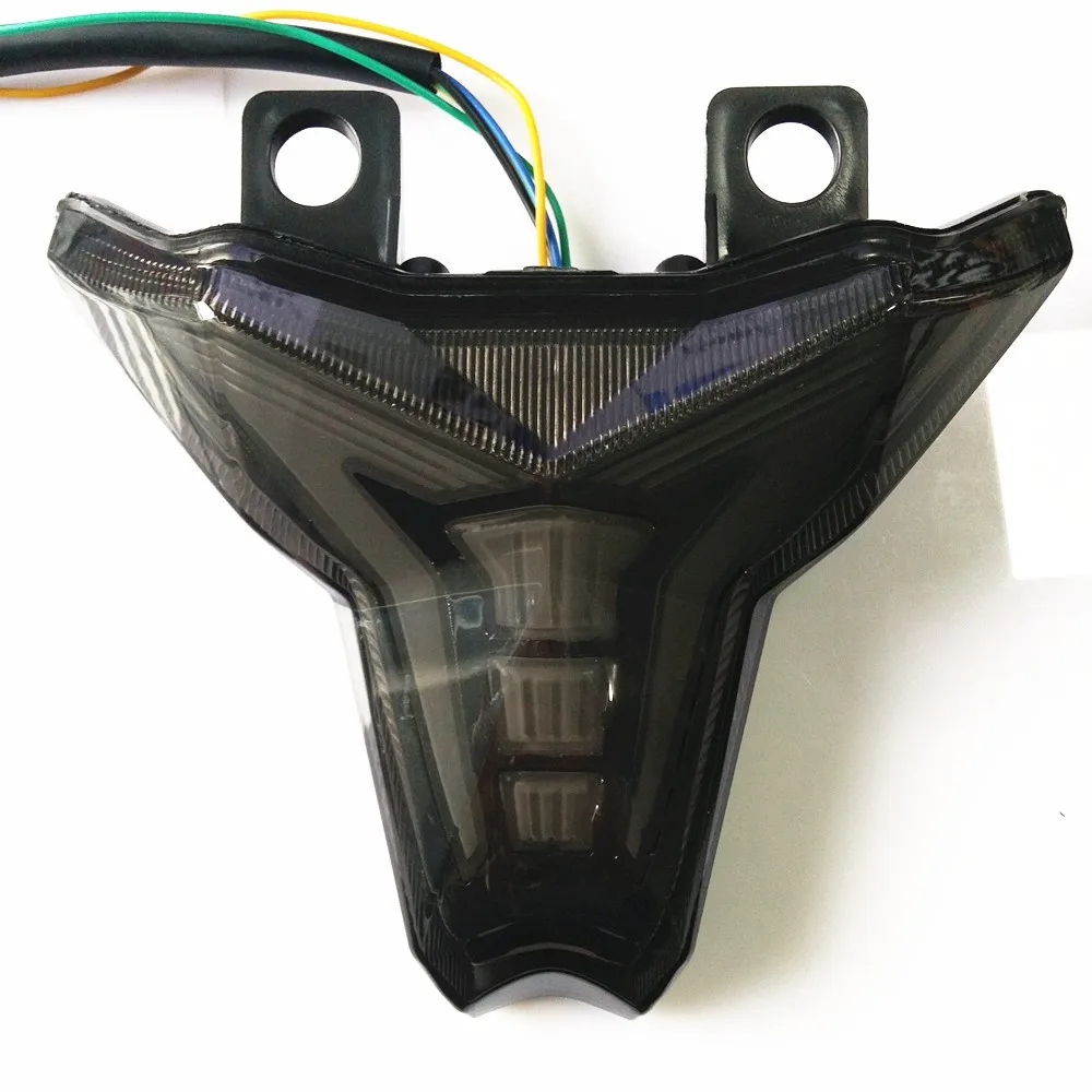 

For KAWASAKI Z1000 NINJA Motorcycle ZX6R ZX10R ZX-10R Tail Lamp Integrated LED TailLight Modified LED Winker Lamp Red Rearlamps