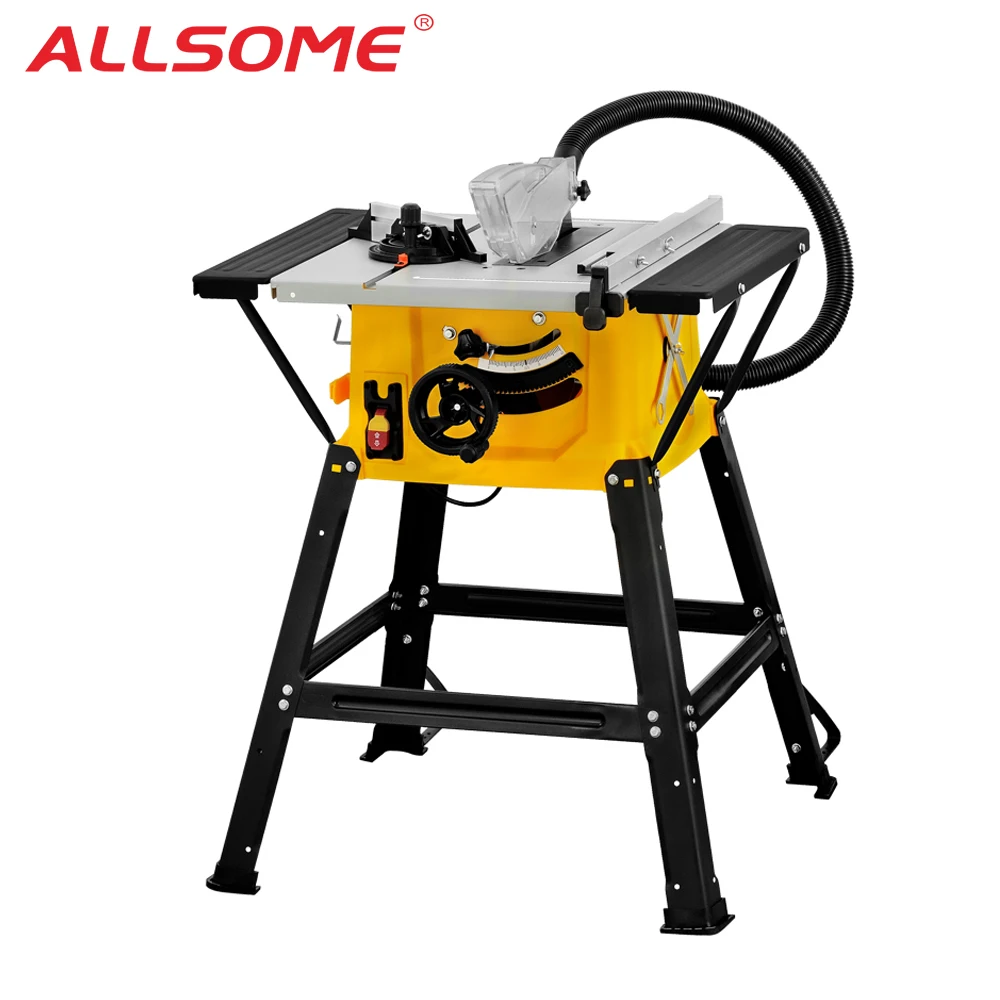 Allsome 1500w 8 Sliding Woodworking Table Saw 210mm Diy