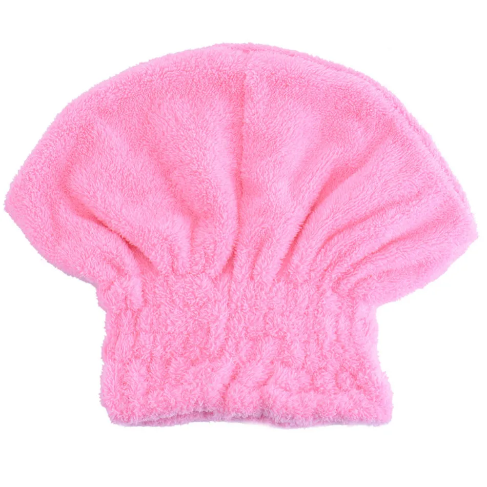 Микрофибра твердый тюрбан для волос быстро сохнет шапка для волос шапочка для купания Инструмент для сушки полотенец головной убор-чалма для женщин девушек