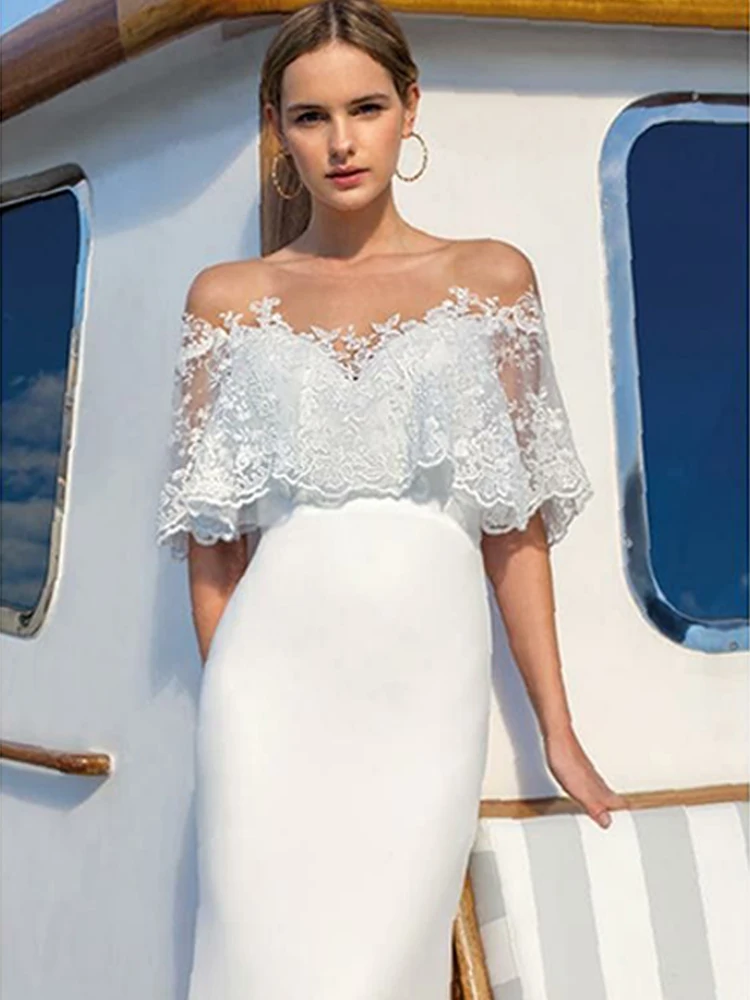 Летняя Сексуальная кружевная шаль с v-образным вырезом белое элегантное вечернее длинное платье женские макси платья Женская одежда белые вечерние