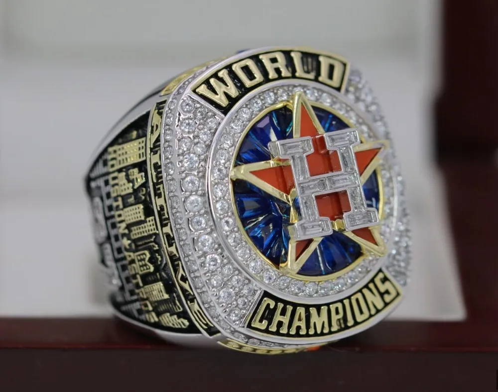 

Custom name and NO for Official 2017 2018 Houston Astros Baseball World Series championship Ring