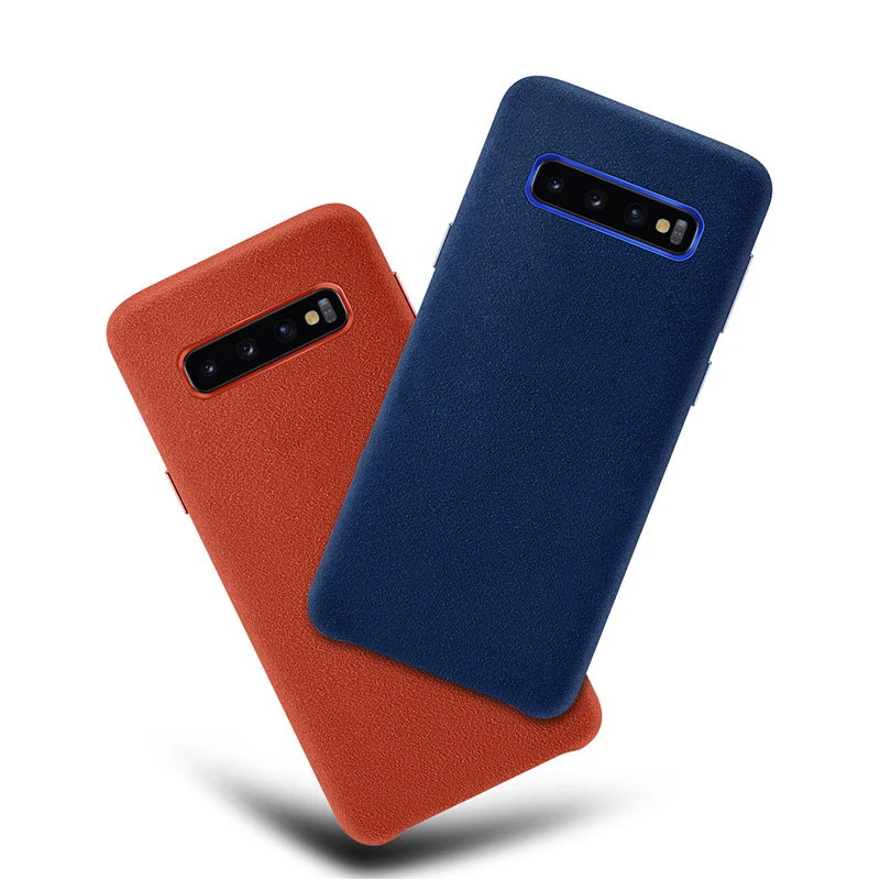 Официальный Оригинальный Стильный чехол для Samsung S10 Plus кожаный Galaxy S10e Lite