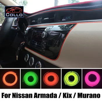 

Newest DIY EL Wire For Nissan Armada / Patrol Y62 / Kix / Murano / Car Decoration Cold Light Atmosphere Lamp / 3 Meter A Set