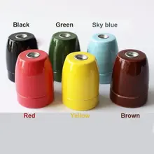 Заказа образца E27 патрон для лампы DIY промышленный подвесной светильник часть ретро Высокое качество керамический патрон для лампы