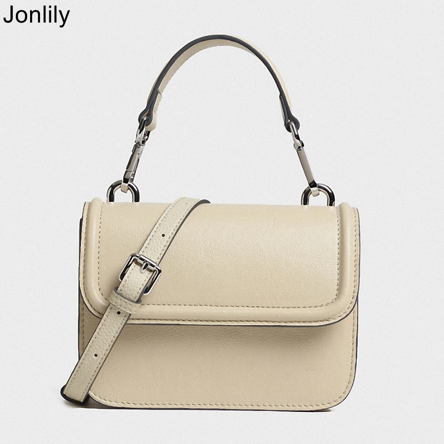 

Jonlily Women Genuine Leather Handbags Mini Totes Fashion Messenger Bag Teens Casual Shoulderbag Elegant Daybag Purse -KG161