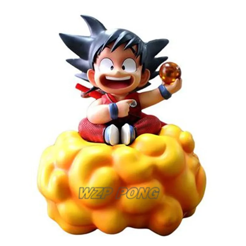 

18cm Anime Dragon Ball Z Childhood Son Goku Somersault Cloud Figurine Dolls Toys PVC Action Figure Collectible Model Toy