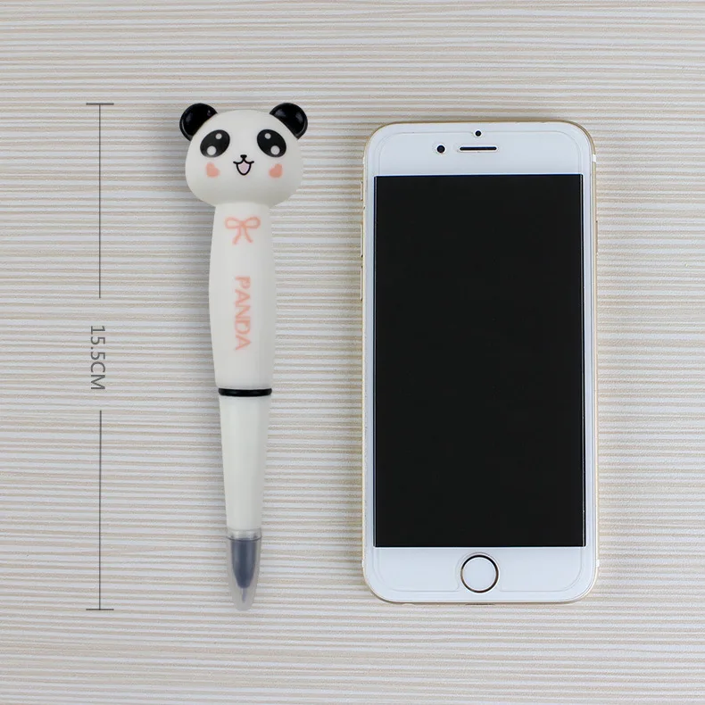 24 шт kawaii Шариковая ручка мода Девушка звезда Новинка панда roll ручки для школы для письма для офиса поставки милый творческий стационарные