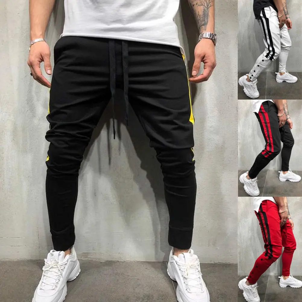 

Hirigin Unif Mens Joggers Fashion Men Pencil Sweatpants Slim Track Pants Hip Hop Cool Streetwear Men Clothes 2018 Men Pants