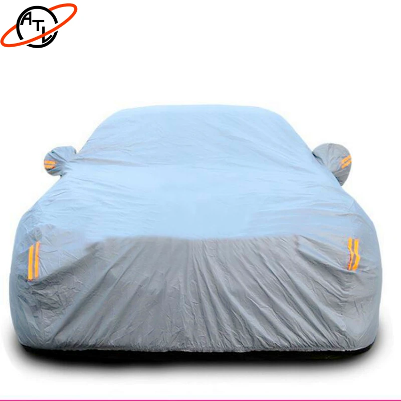 Atl D4k Thicken High Density Flocking Car Cover,rain Proof Snow Defence