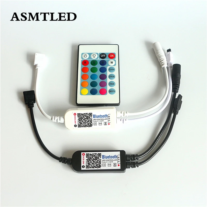 Mini Bluetooth LED Controller IOS Android Smartphone APP Control 24Key