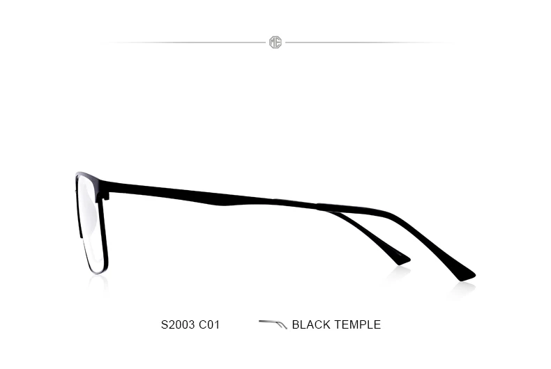 MERRYS Дизайнерские мужские титановые очки с оправой, мужские сверхлегкие квадратные очки для близорукости, очки по рецепту TR90, носовые упоры S2003