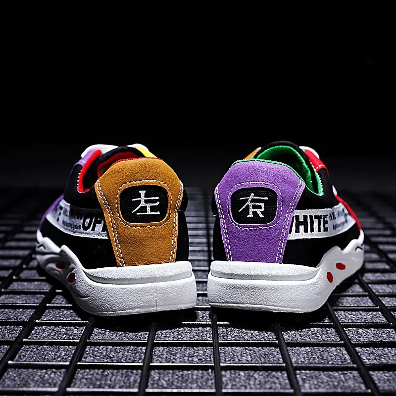 

2019 new summer low help men's shoes color matching casual shoes