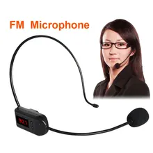 Micrófono FM inalámbrico, micrófono megáfono, Radio, micrófono para altavoz, enseñanza, Reunión, Radio, micrófono para guía turística, vendedor, micrófono JUNKE