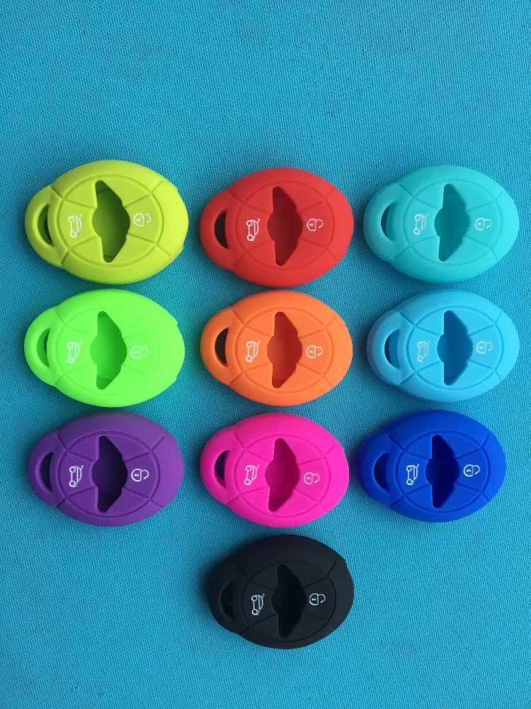 1Pc 2 Buttons Remote Smart Silicone Car Key Case Cover For Bmw Mini Cooper One S R50 R52 R53 Styling Shell Blank Accessories key case,key case cover,car key shell,remote control case cover