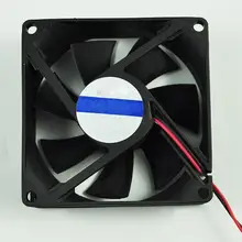 DC 12V черный 80 мм квадратный пластиковый вентилятор охлаждения для компьютера PC чехол кулер процессора
