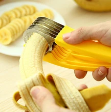 FD1854 Banana Slicer Chopper Cucumber Cutter Vegetable Peeler Fruit Salad Tool