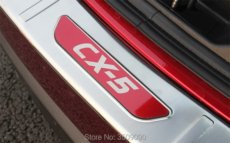 Автомобильные арьергарды для багажника, заднего хвоста, бампера, педали, панель, автомобильный Стайлинг для Mazda CX-5 CX5 KF