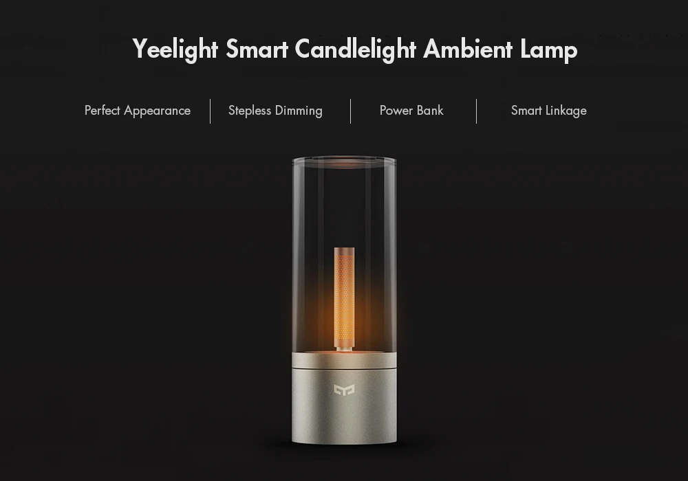 Yeelight YLFW01YL светодиодный ночник умный свет свечи атмосферная теплая ночная лампа для спальни ужин управление приложением