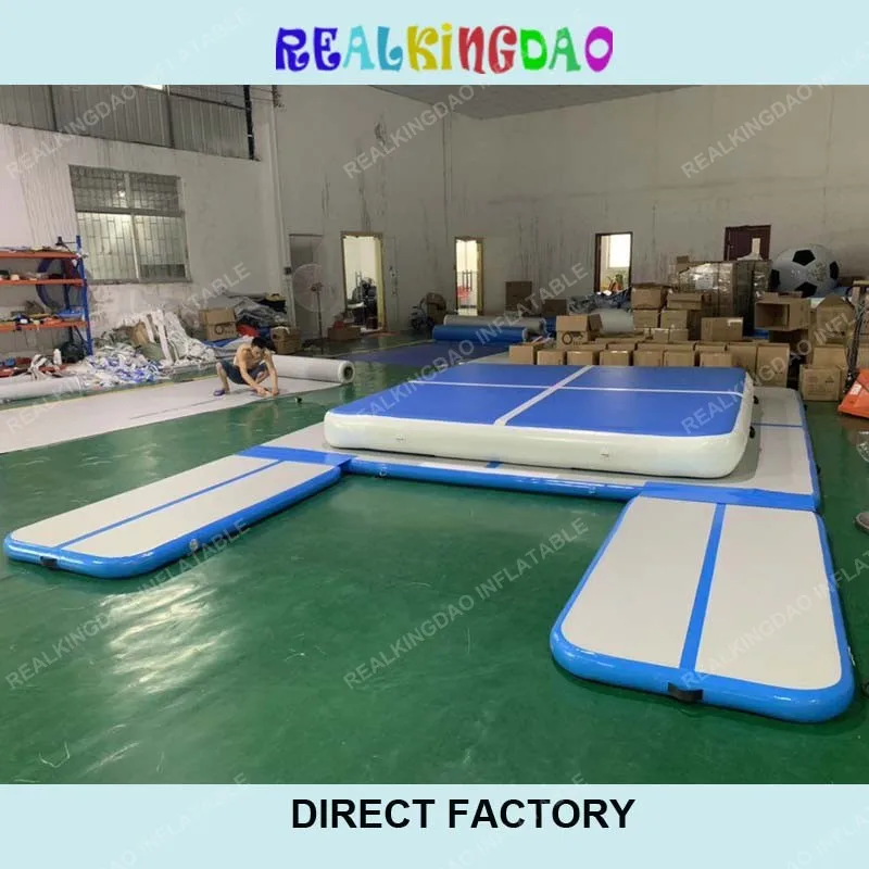 cheap Free shipping 4pcs Per Lot Inflatable Cheap Gymnastics Mattress Gym Tumble Airtrack Floor Tumbling Air Track