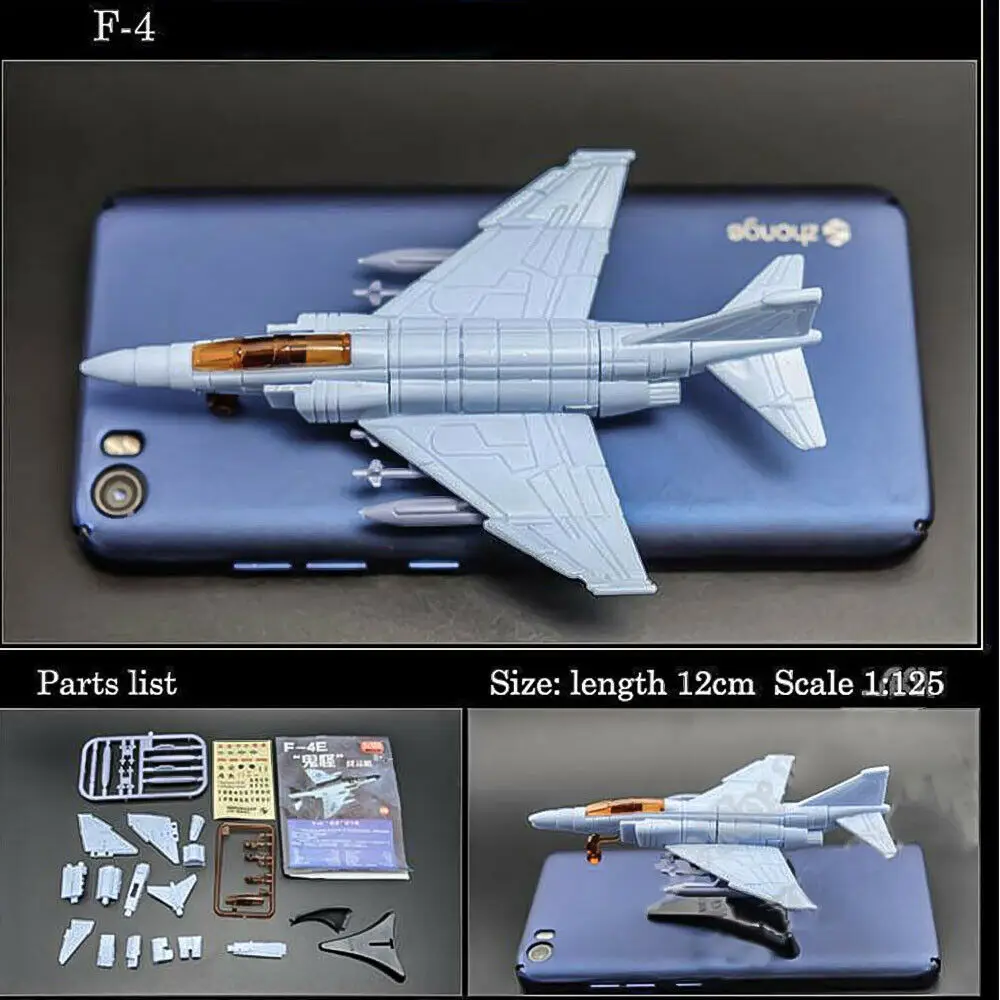 

F-4 fighter Phantom II 4D Assembled Fighter Model Collection Puzzle Figure Toy