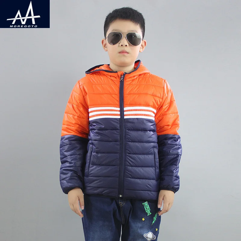 2017 Top Real Patchwork Boys Regular Winter Coat Boy