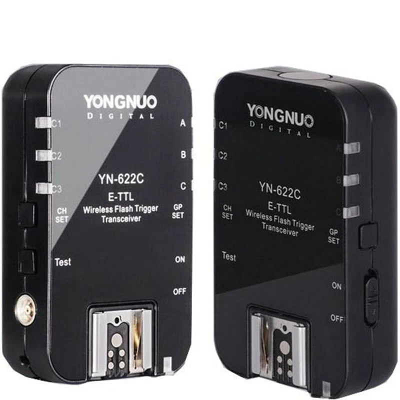 Беспроводная вспышка триггер Yongnuo YN 622C TTL 1/8000s 2 * трансивера для камеры Canon 1100D 1000D