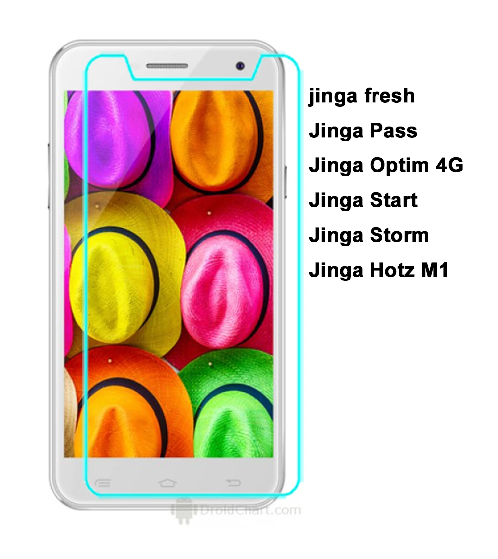 Закаленное стекло для Jinga Fresh 4G Защита экрана для Jinga Fresh Pass Optim Hotz M1 4G Start Storm Защитная стеклянная пленка