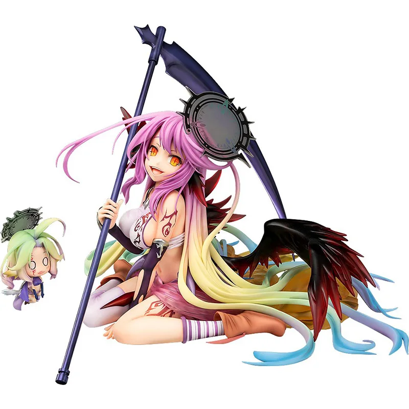 Новый аниме NO GAME LIFE Jibril Великая война Ver. Экшн фигурки из ПВХ 15 см японские модели