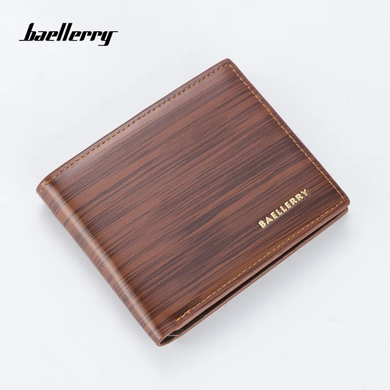 2019 New Fashion PU Leather Men's Wallet With Coin Bag No Zipper Money Purses Dollar Slim Purse New Design Money Wallet 101Q