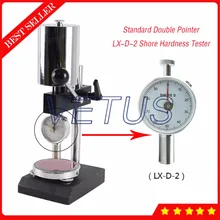 LD-YJ ручной двойной указатель Shore D Твердость испытательная подставка с включая LX-D-2 дюрометр испытательная станция тест er платформа