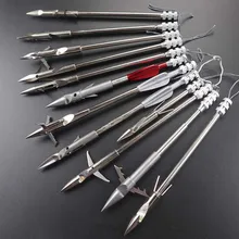6 шт. Нержавеющая сталь наконечники стрелы лук рыболовные рогатки стрела Охота Стрельба рыболовные дротики