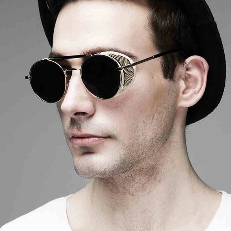 Pawxfb 新ファッションゴシックスチームパンクメガネブランドデザイナーミラー駆動女性男性スチームパンクサングラス Oculos デゾル De Sol Oculos De Solsteam Punk Glasses Aliexpress