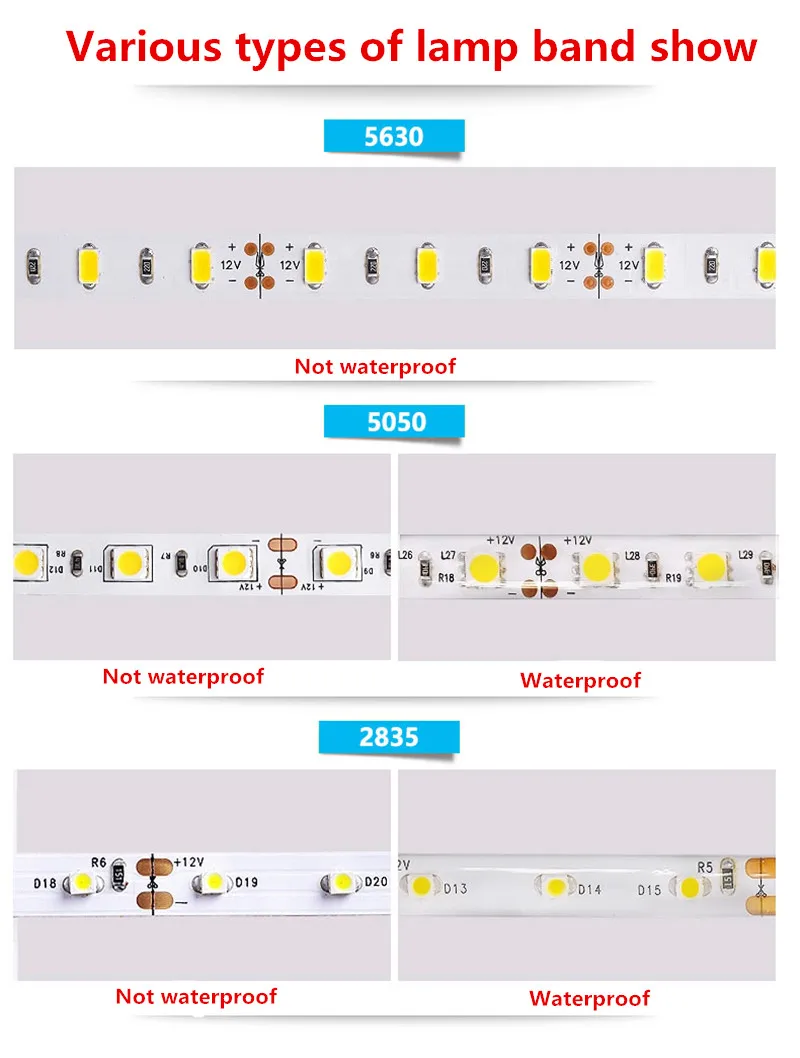 5 м 10 светодиодные ленты свет 2835SMD не водостойкий может вставить автомобиль ТВ компьютер гардероб гибкий свет ремень